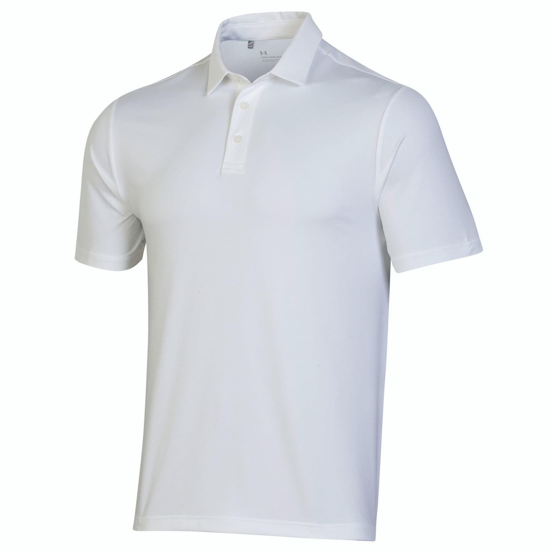 Under Armour Men's T2 Green Golf Polo - White/L
