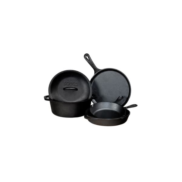 Lodge - Seasoned Cast Iron 5 Piece Set