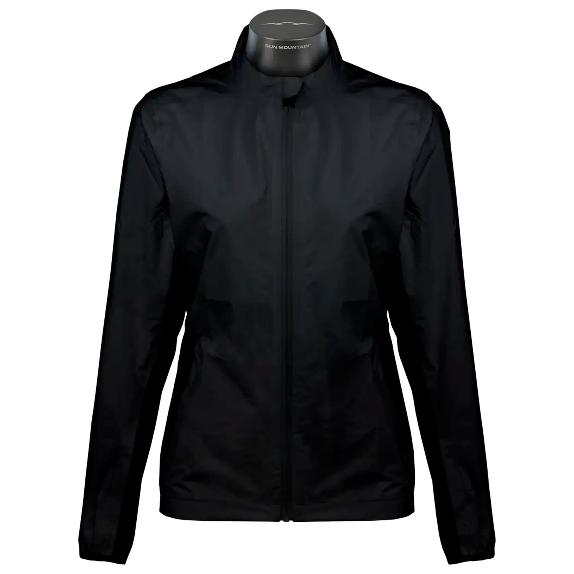 Sun Mountain Monsoon Women's Rain Jacket - Black/XL