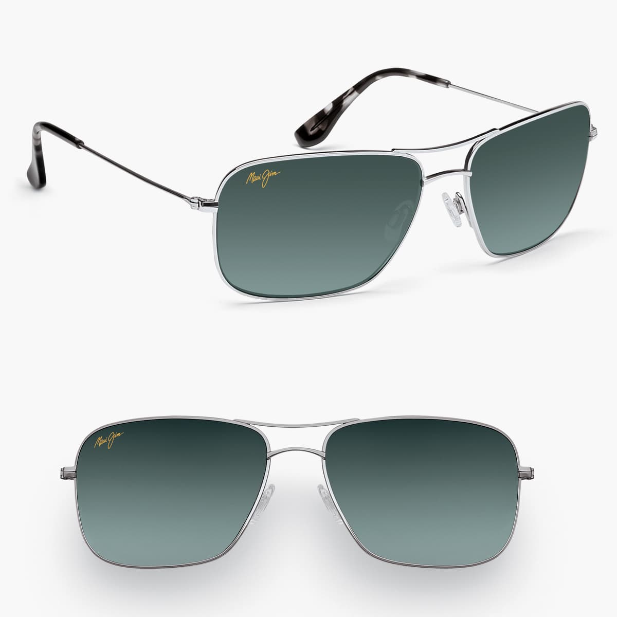 Wiki Wiki Polarized Sunglasses Silver Frame Neutral Gray Lens