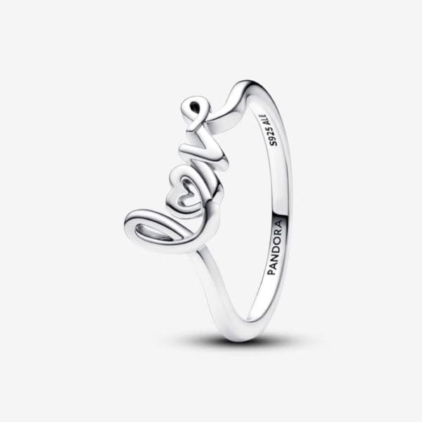 Handwritten Love Ring Size 7.5