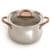 Ouro Gold 18/10 Stainless Steel 9.5" Stockpot with Glass Lid 8.1qt.