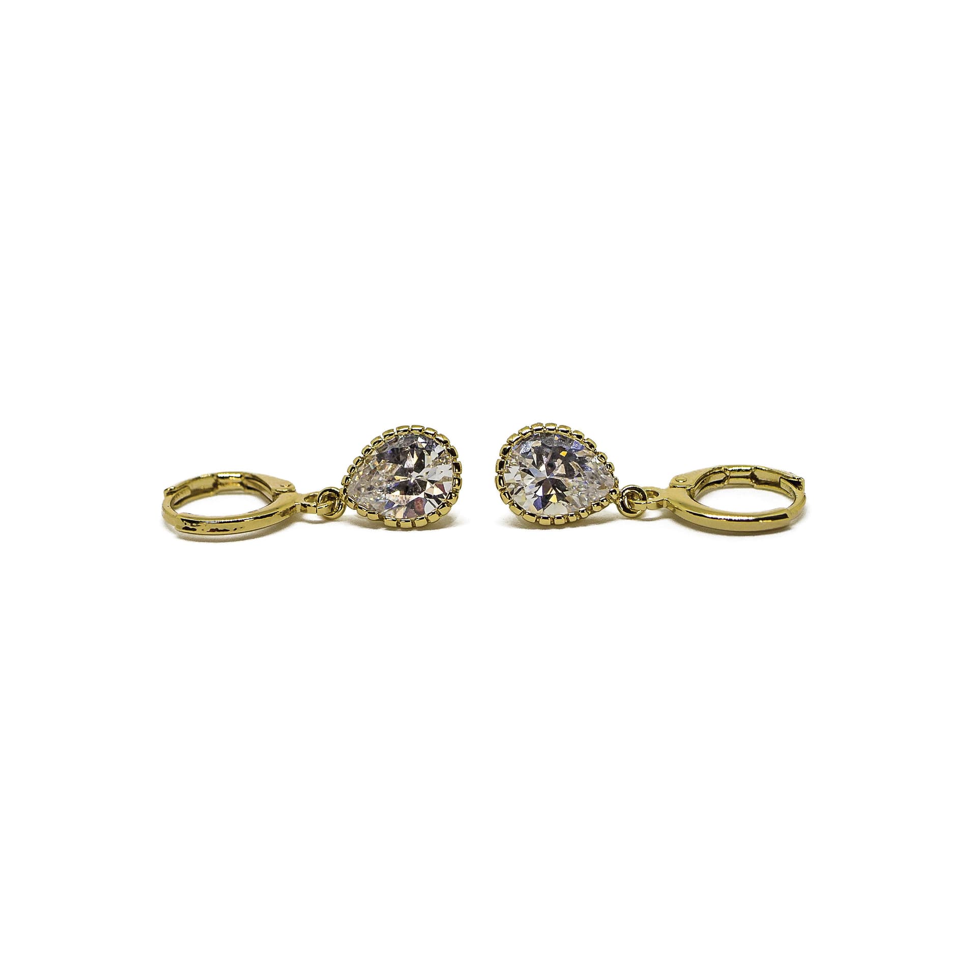 Gold Tone Waterdrop Earrings