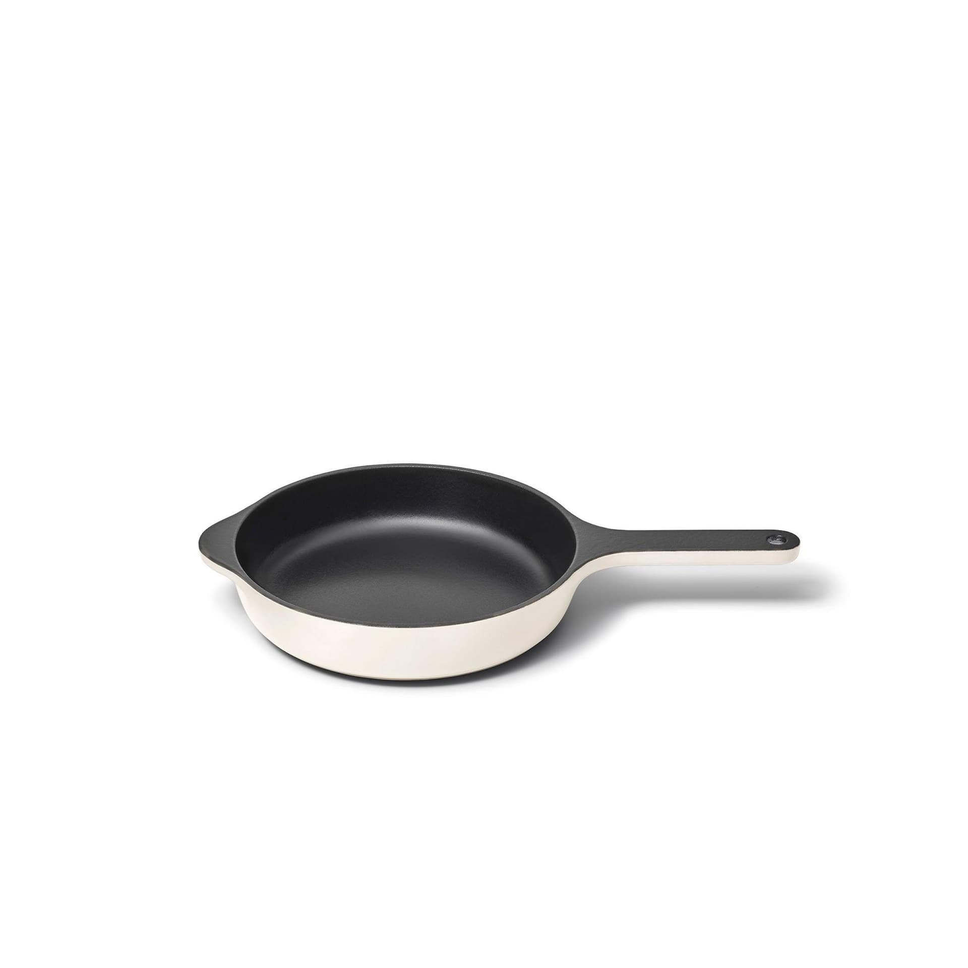 8" Enameled Cast Iron Mini Skillet Cream