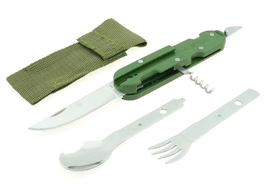 6-in-1 Camping Multi-Tool With Carrying Case