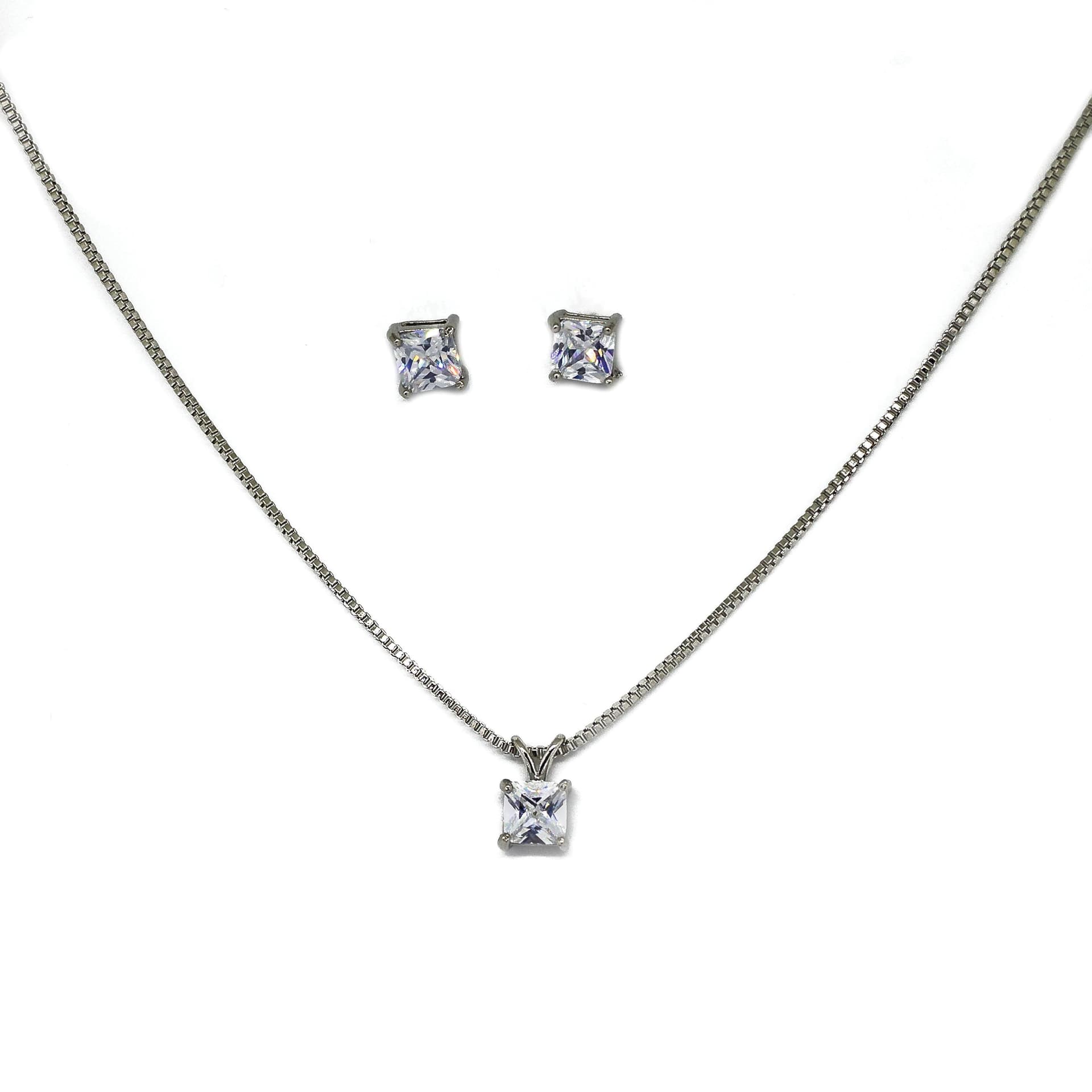 Princess Collection Necklace and Earrings Set