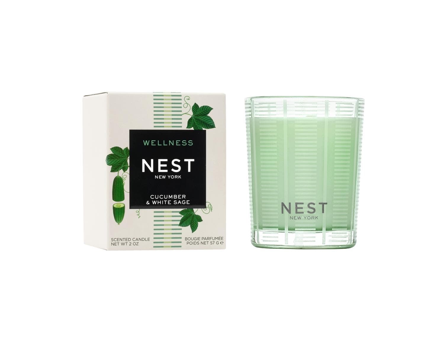 Cucumber & White Sage Votive Candle