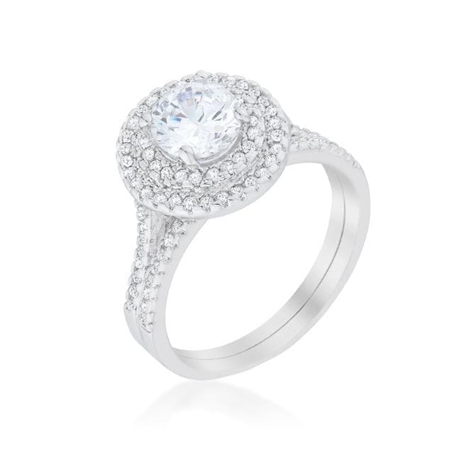 Pave Round Wedding Ring
