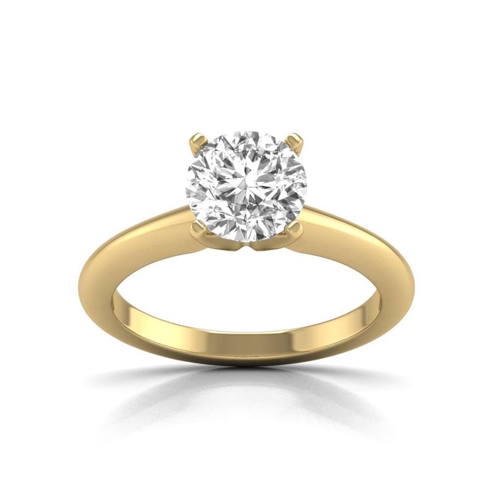 3 CT Round Lab Diamond Solitaire Ring Size 9.5