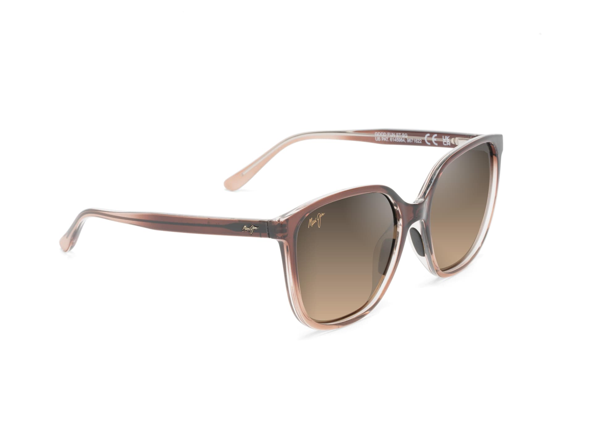 Good Fun Polarized Sunglasses Rootbeer Fade Frame HCL Bronze Lens