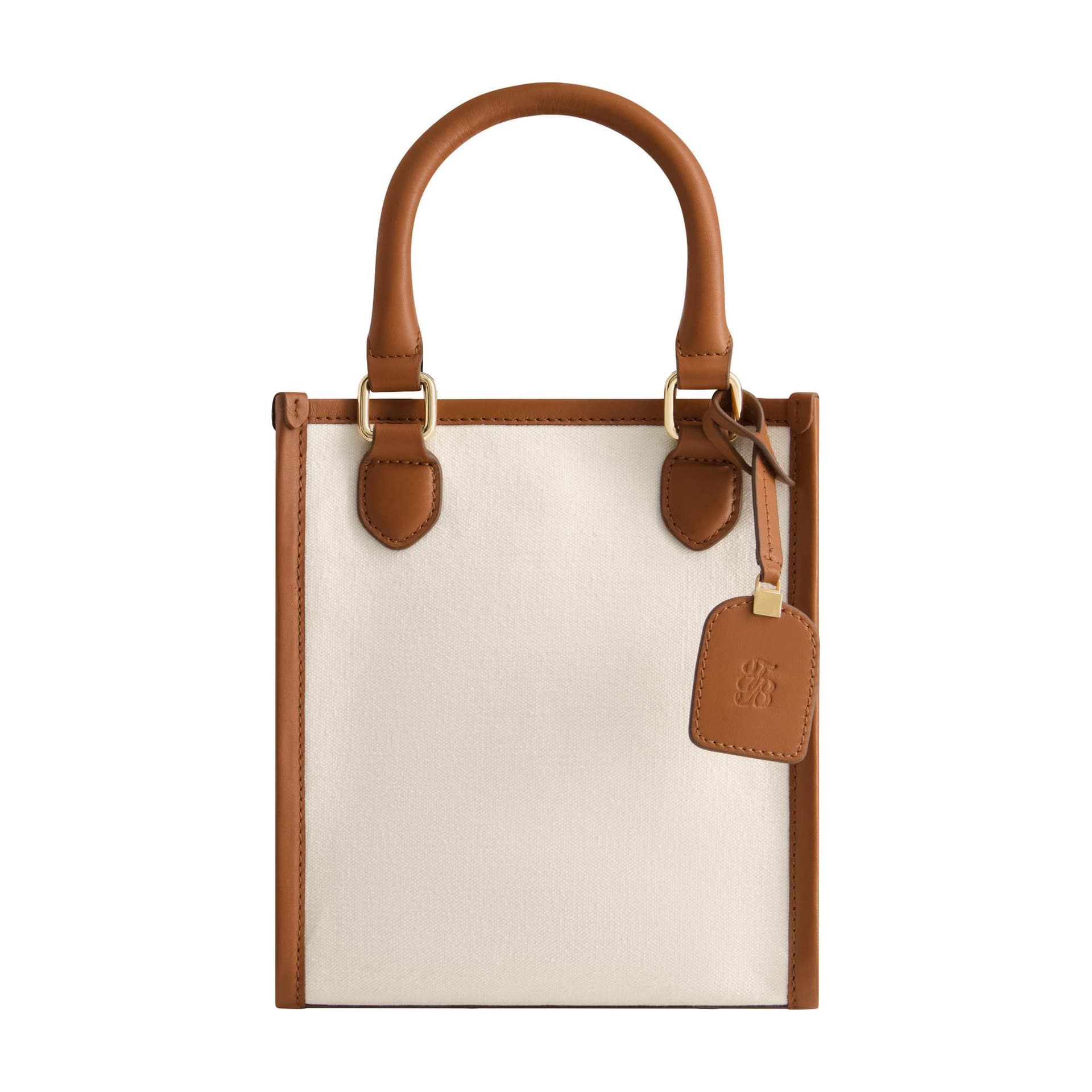 Solid Canvas North South Tote Size 9"