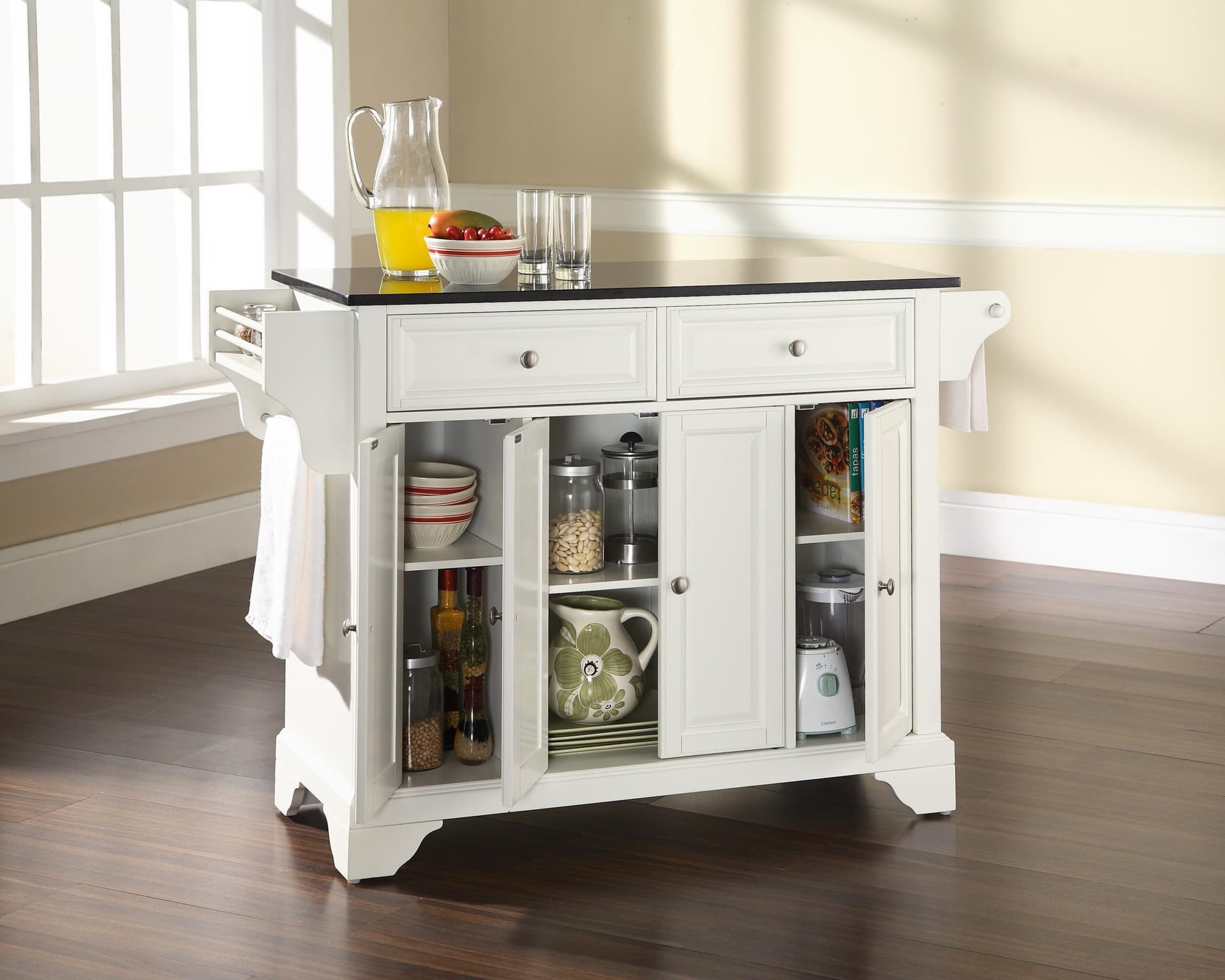 Lafayette Granite Top Full Size Kitchen Island/Cart