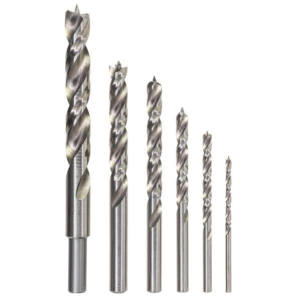 Spyder 6-Piece Brad Point Drill Bit Set