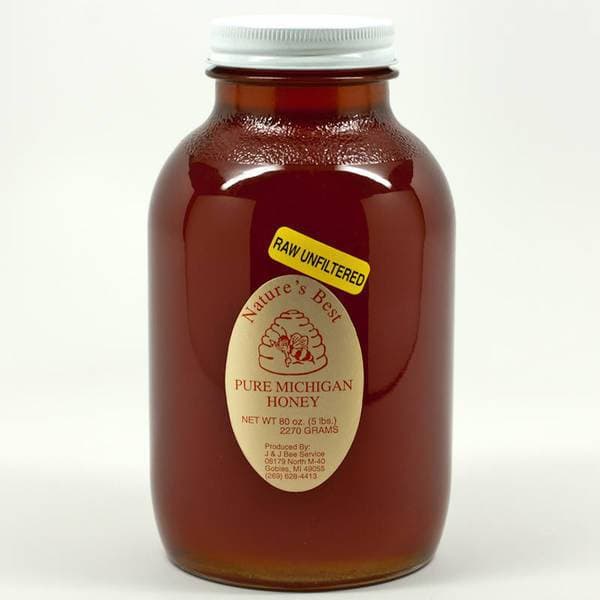 Honey, Raw - 5 lb glass