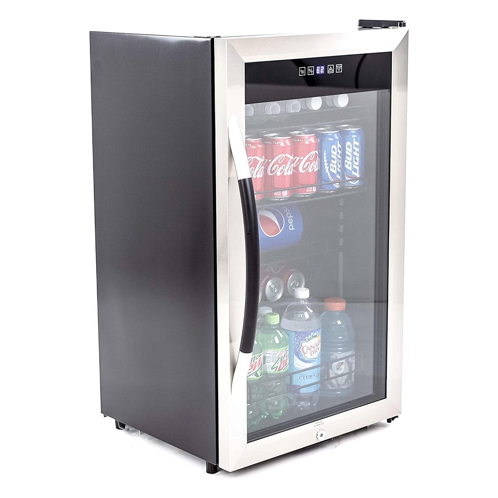 Avanti - 108-Can Beverage Center - Stainless Steel