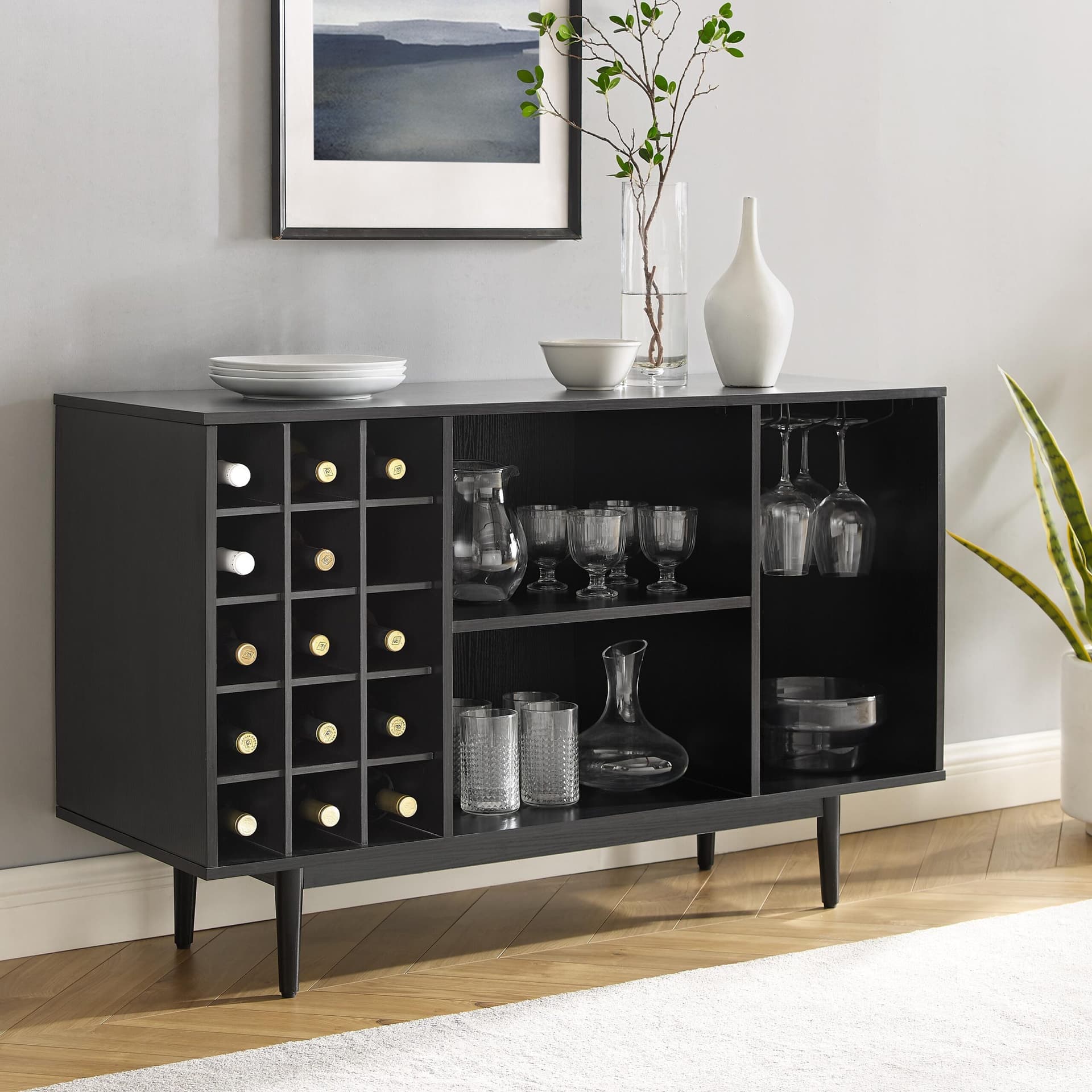 Liam Wine Rack Sideboard