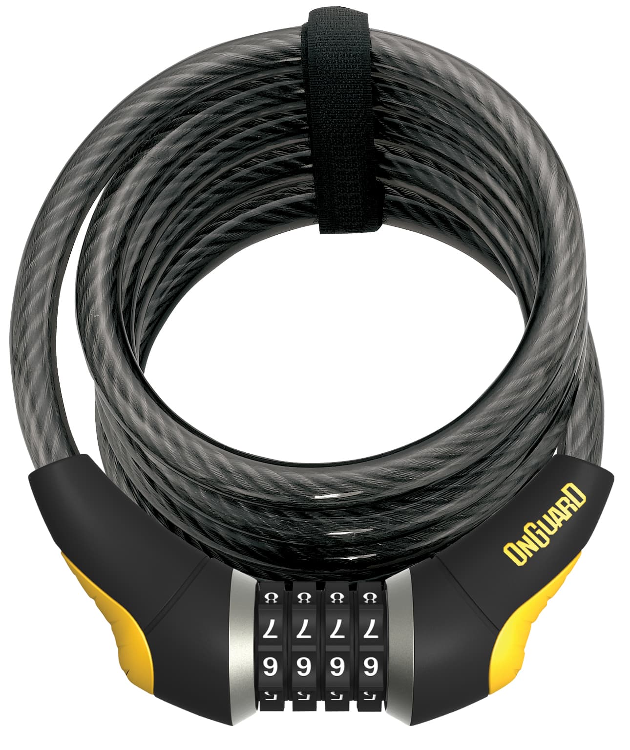 Doberman Coil Combo Cable Bike Lock - 185cm x 12mm