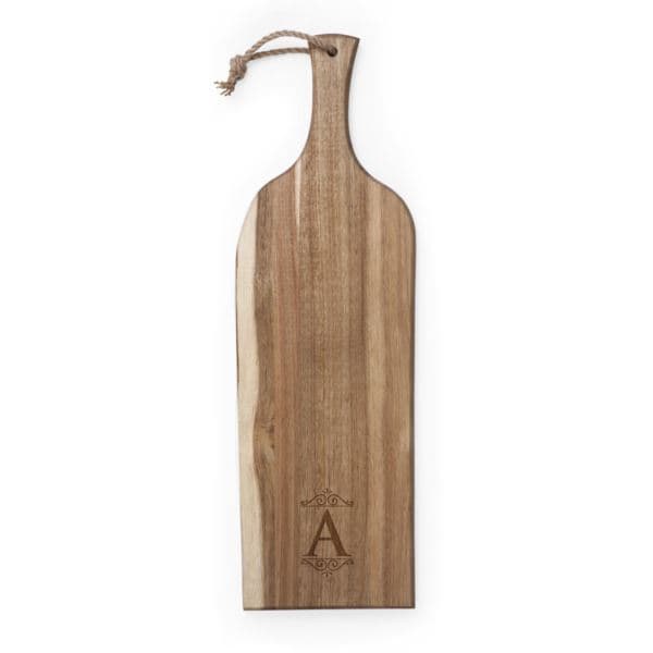 Monogram - Artisan 24" Charcuterie Board - Acacia Wood, U