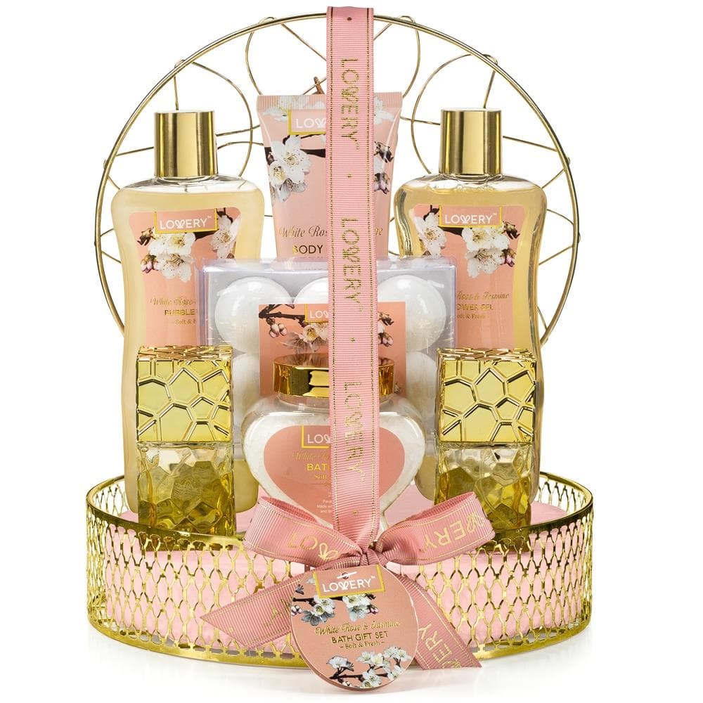White Rose and Jasmine Spa Gift Size 13 Pieces