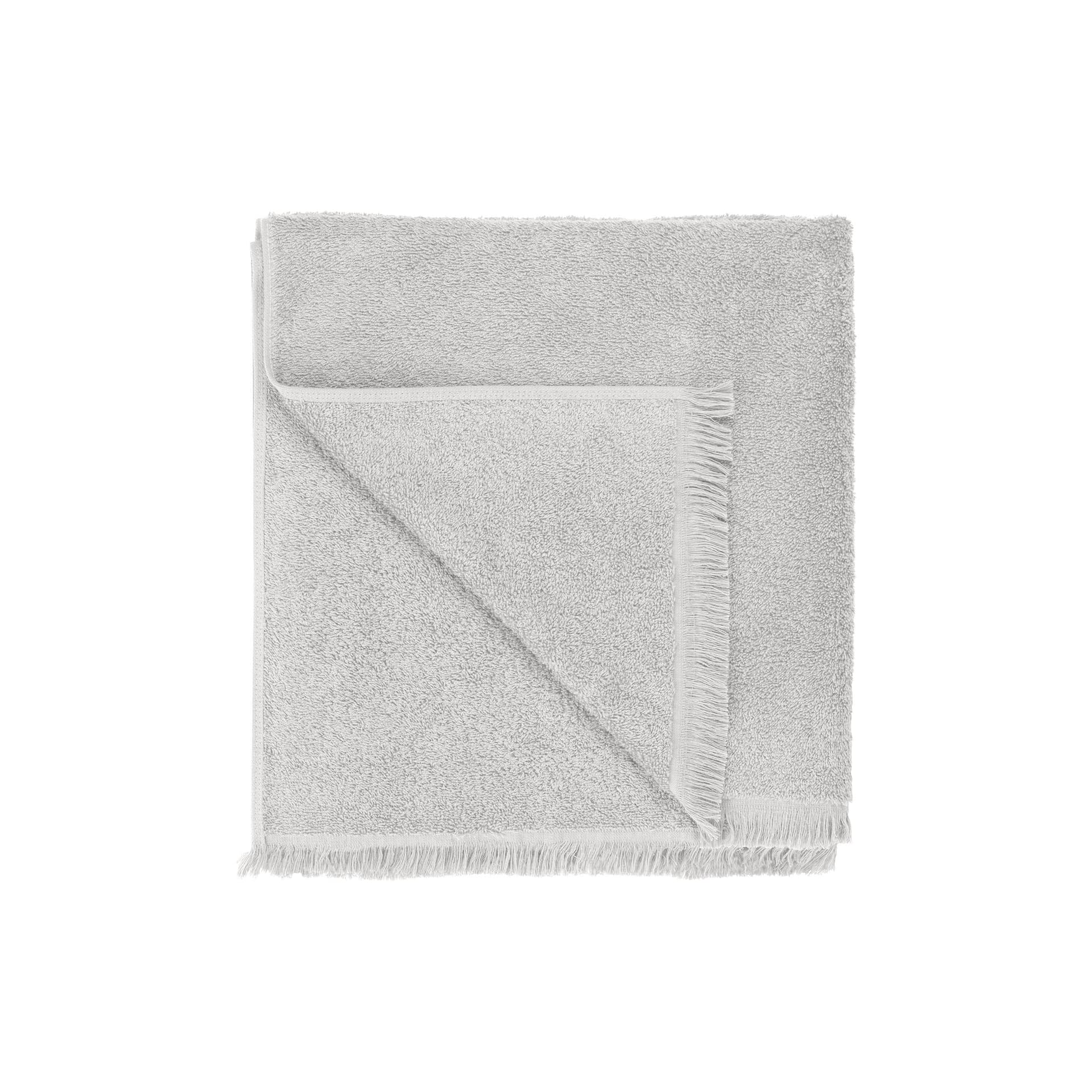 FRINO Fringed Organic Cotton Terry Bath Towel