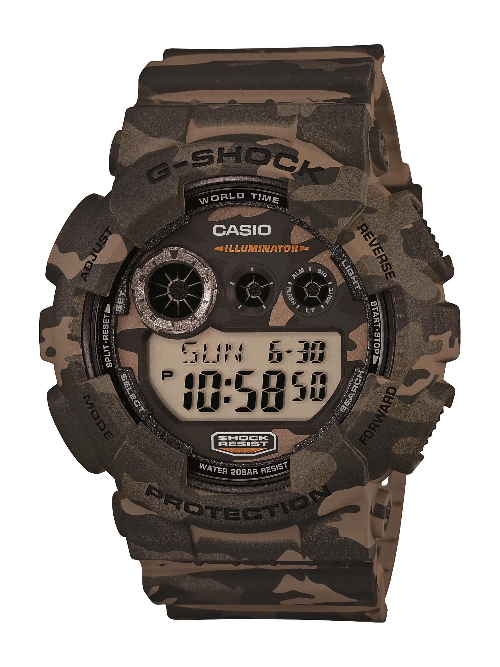 Men's G-Shock Watch - Woodland Camoflague