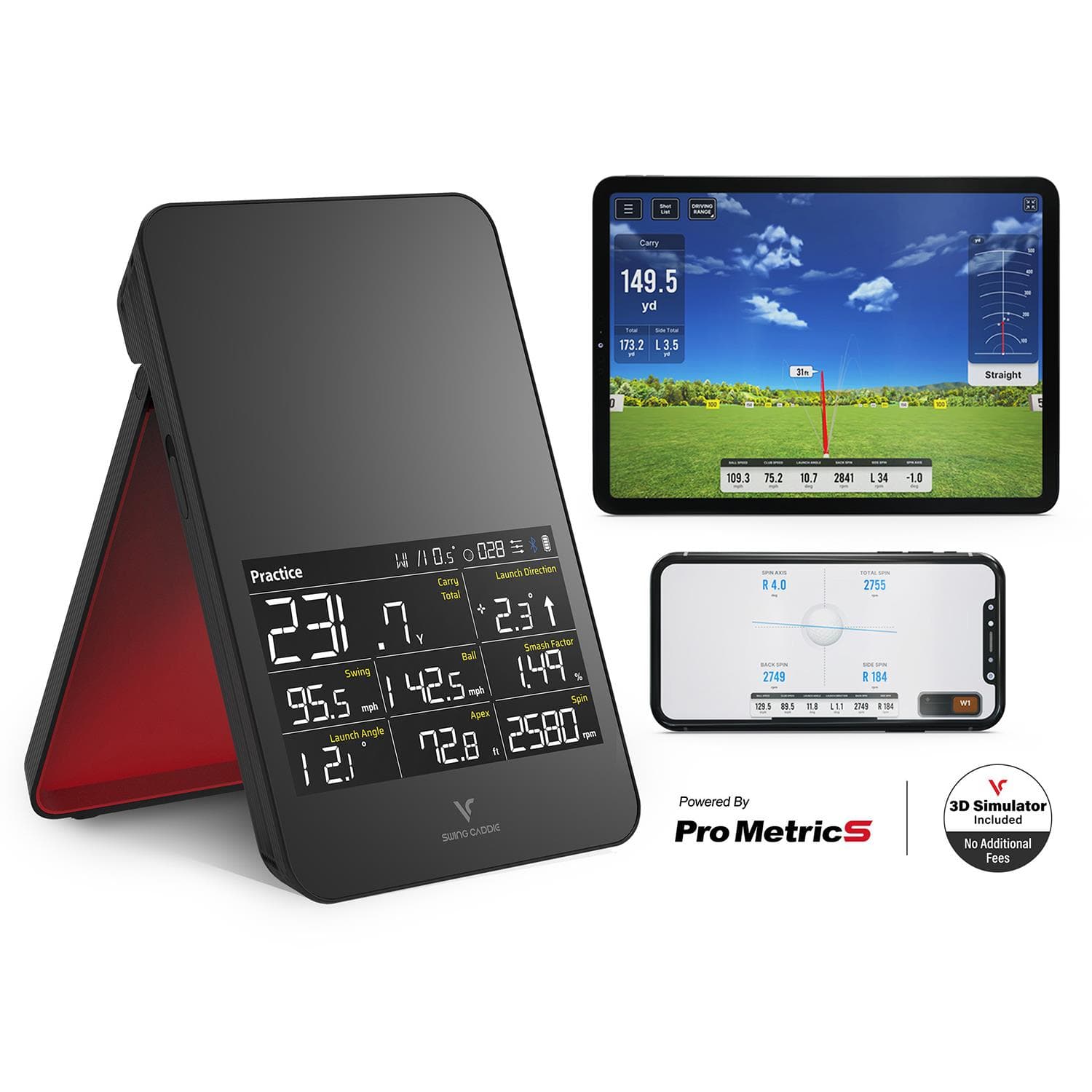 Voice Caddie SC4 PRO 3D Simulator + Launch Monitor