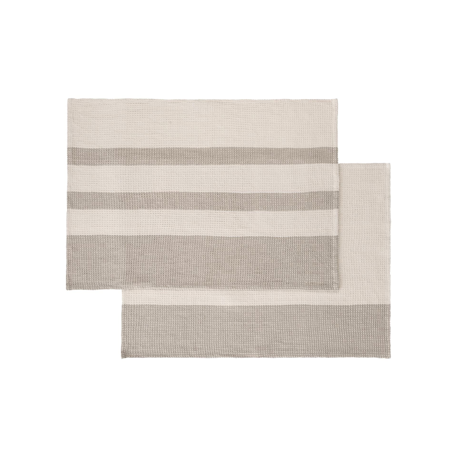 GANO Organic Cotton Waffle Tea Towels Set of 2