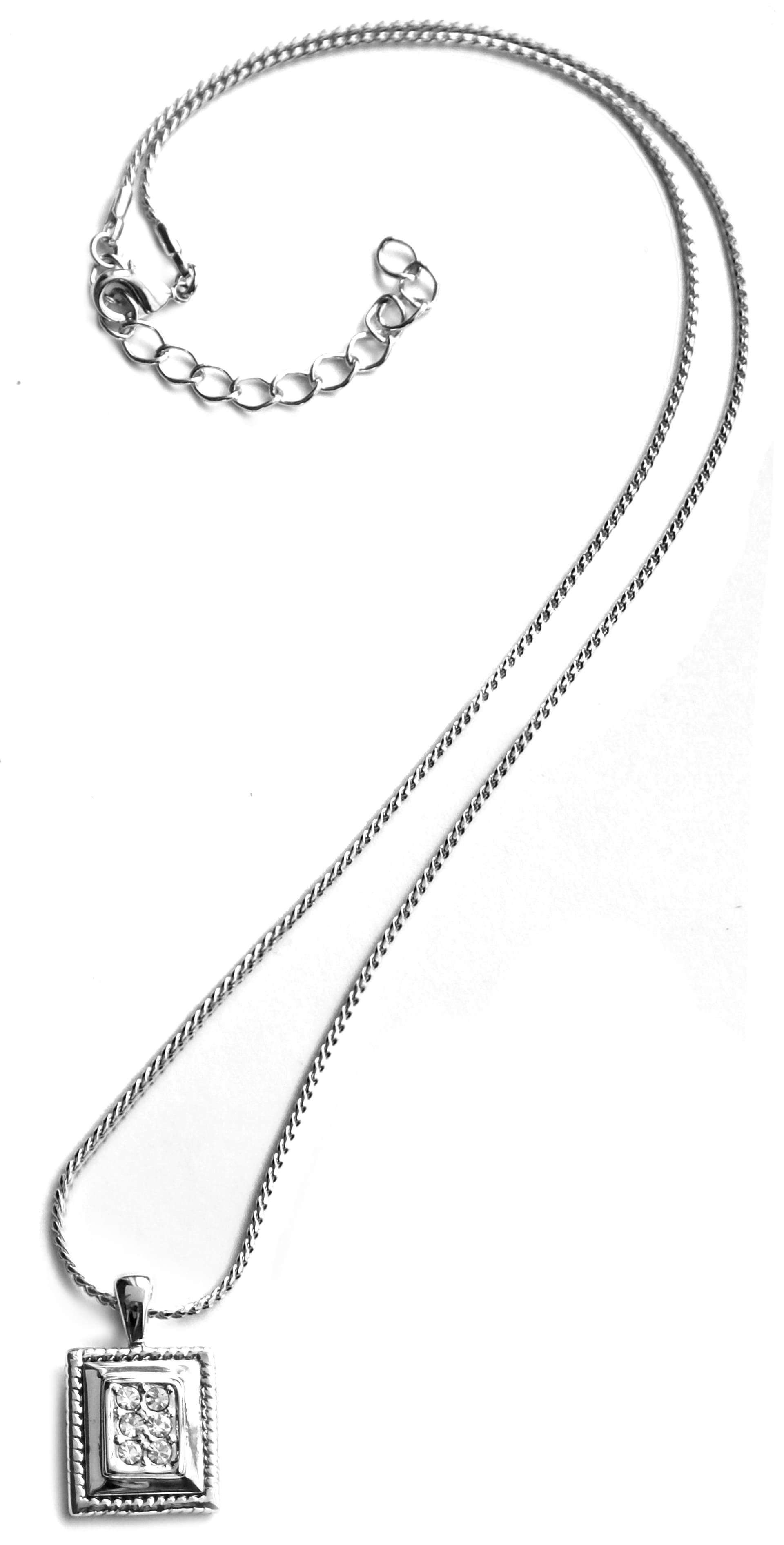 Tango Rectangle Pendant Necklace