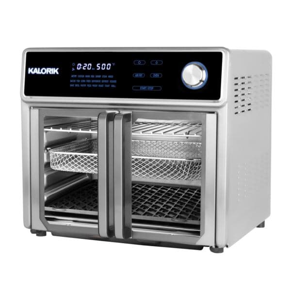 Kalorik - MAXX 26 Qt. Digital Touch Air Grill - Stainless Steel