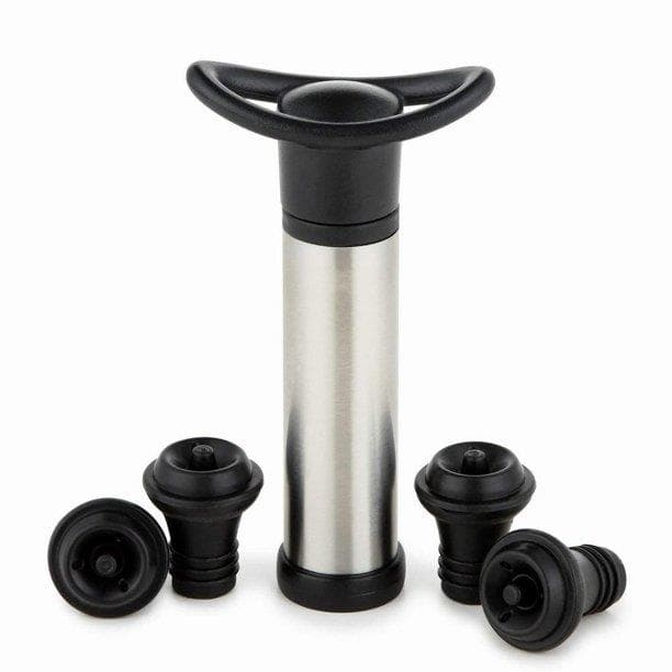 Wine Saver Vacuum Pump w/ 4 Stoppers