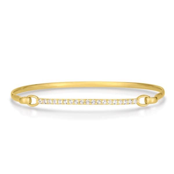 White Topaz Vermeil Cuff Bracelet