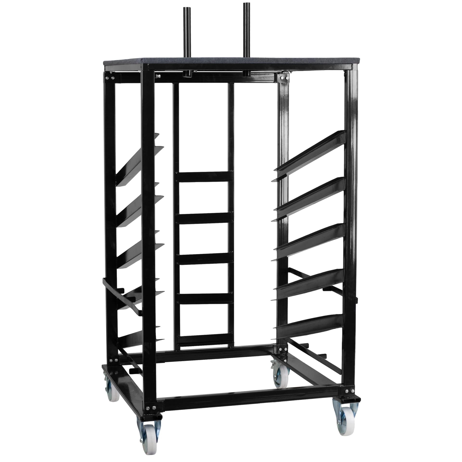 Cocktail Table Dolly with Sloped Shelves for 30" Round Tables