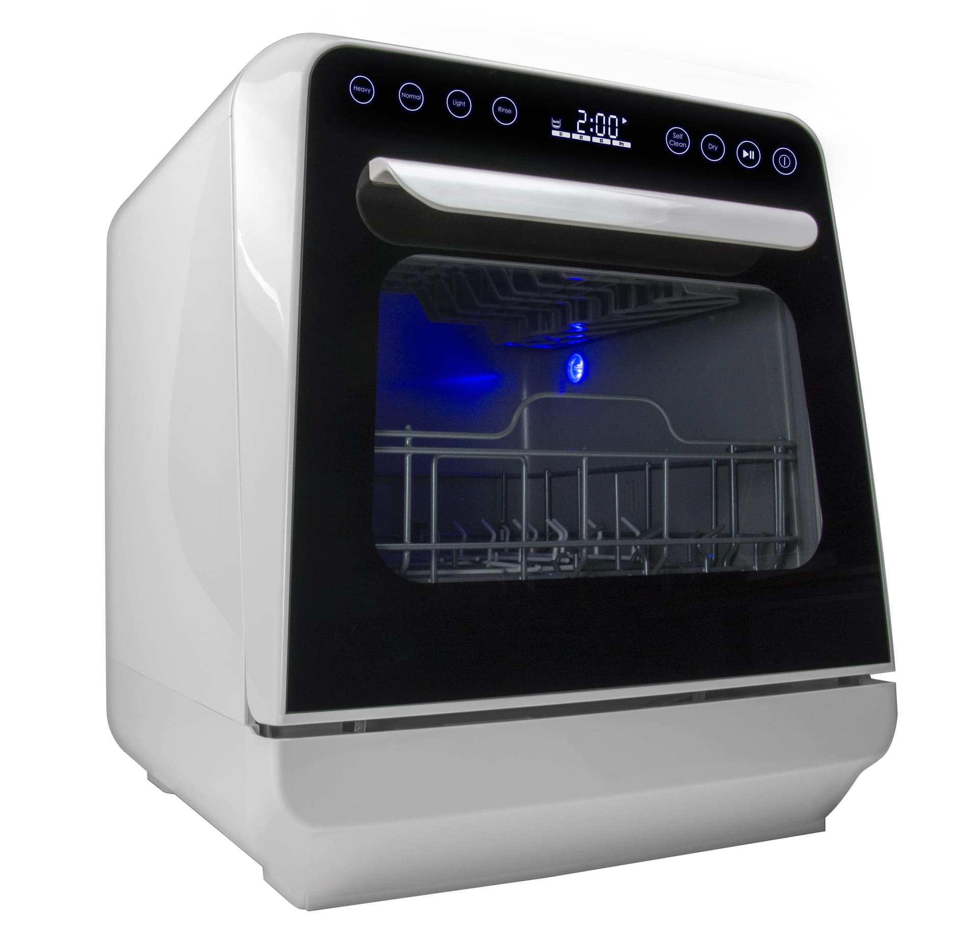 3 Place Setting Countertop Dishwasher - White