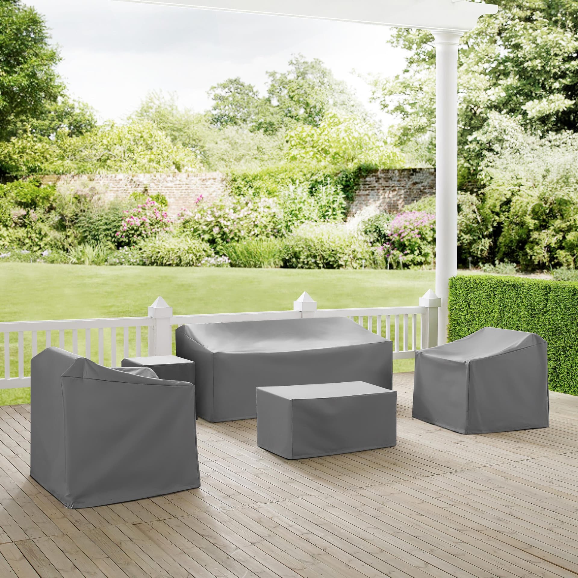 5Pc Outdoor Furniture Cover Set