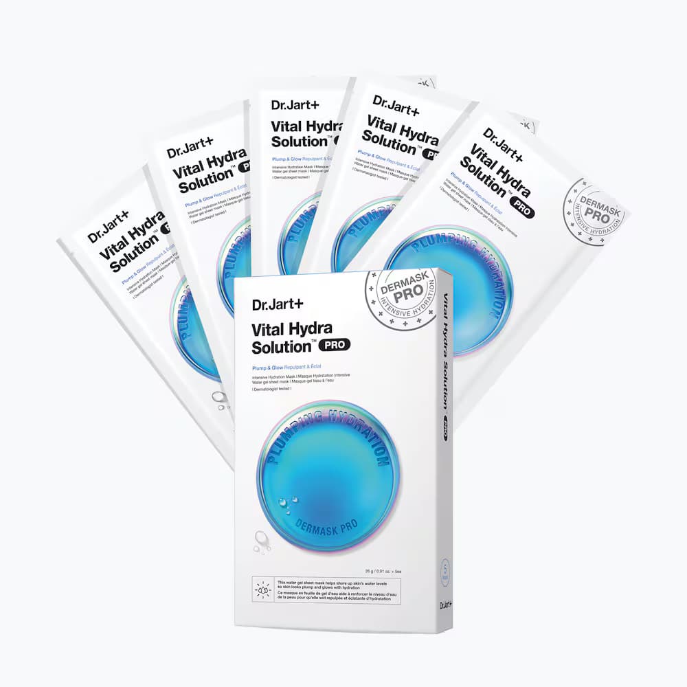 Vital Hydra Solution™ Glow Face Mask With Hyaluronic Acid 5 Pack