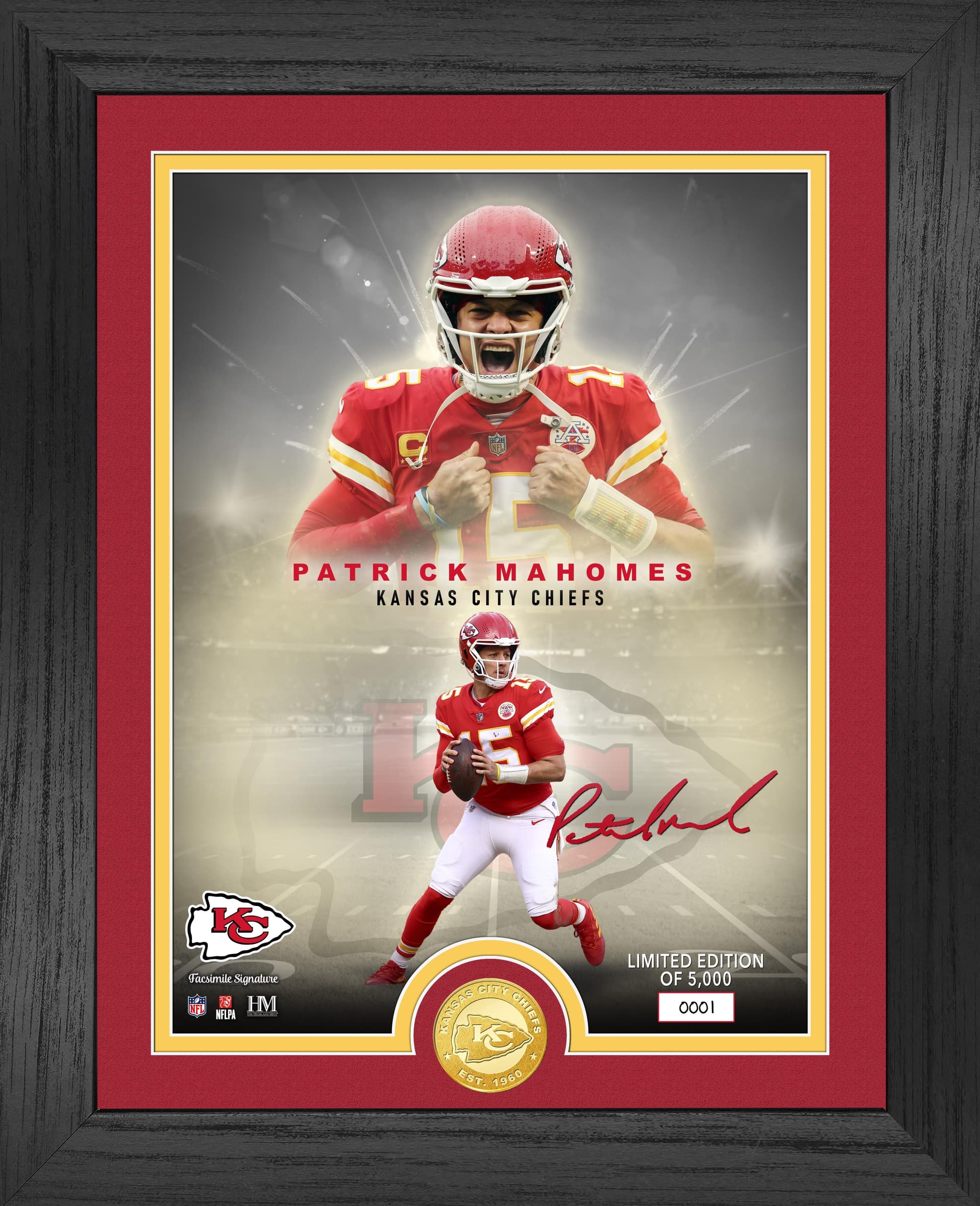 Kansas City Chiefs NFL Legends Photo Mint