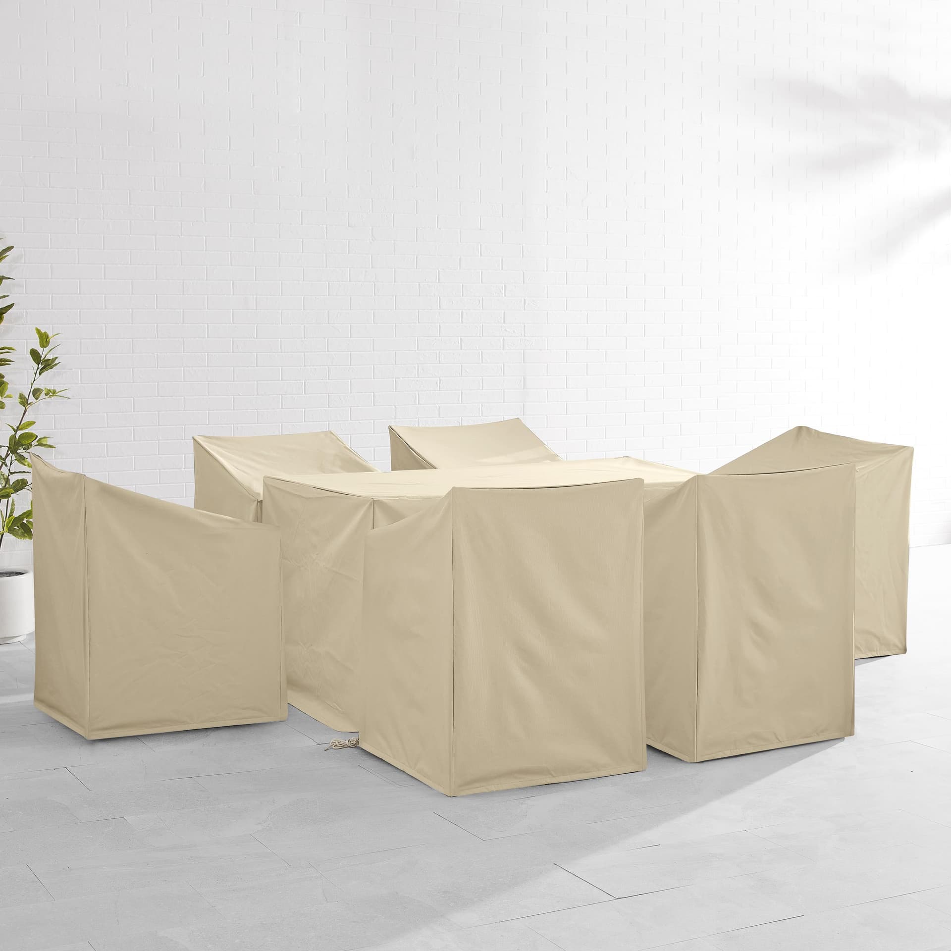 7Pc Outdoor Dining Furniture Cover Set