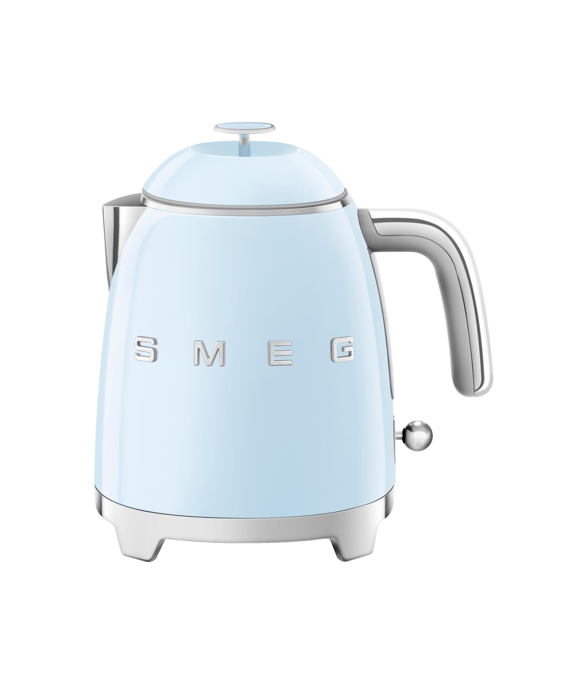 50's Retro-Style Electric Mini Kettle Pastel Blue