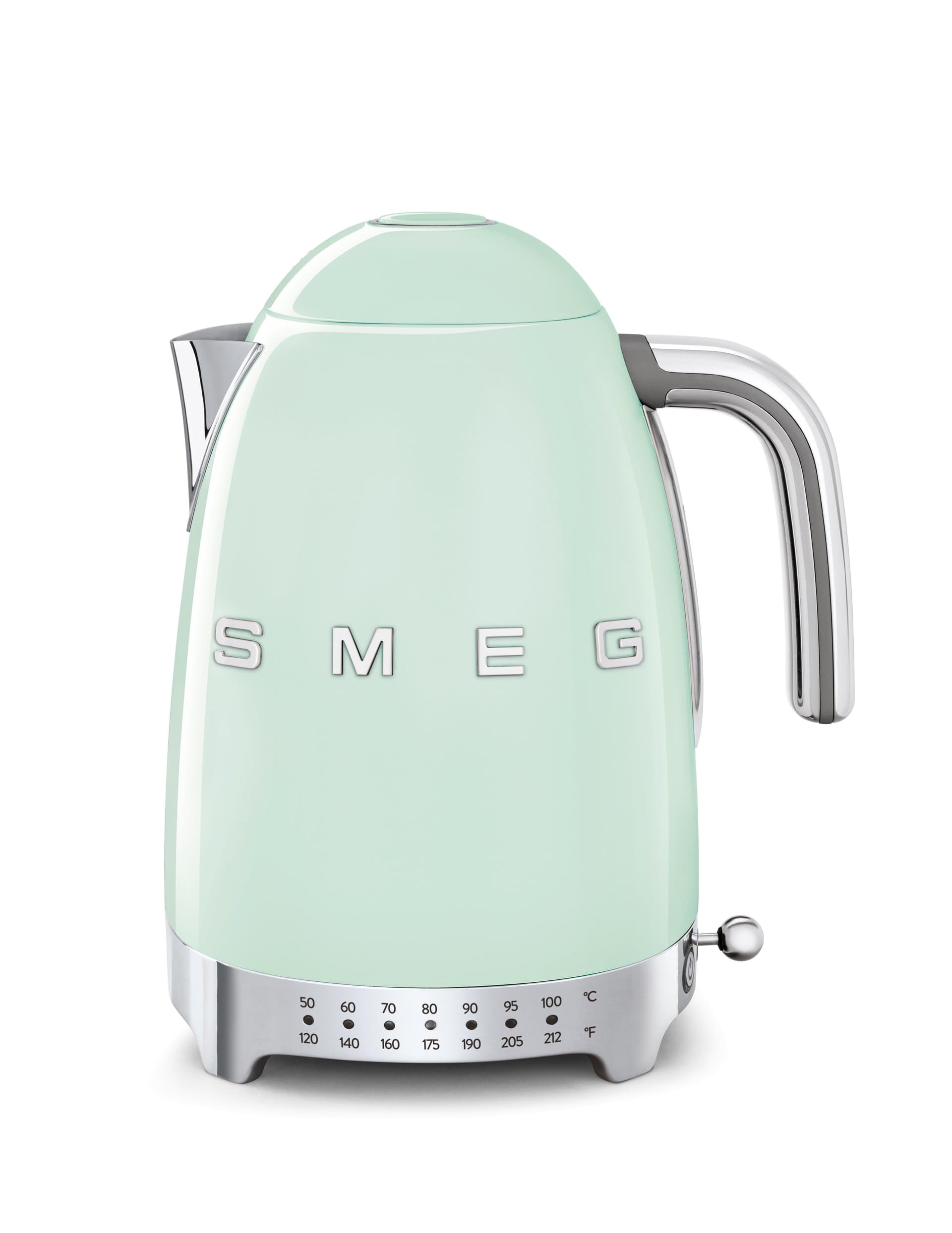 50's Retro-Style Electric Kettle w/ Variable Temperature Pastel Green