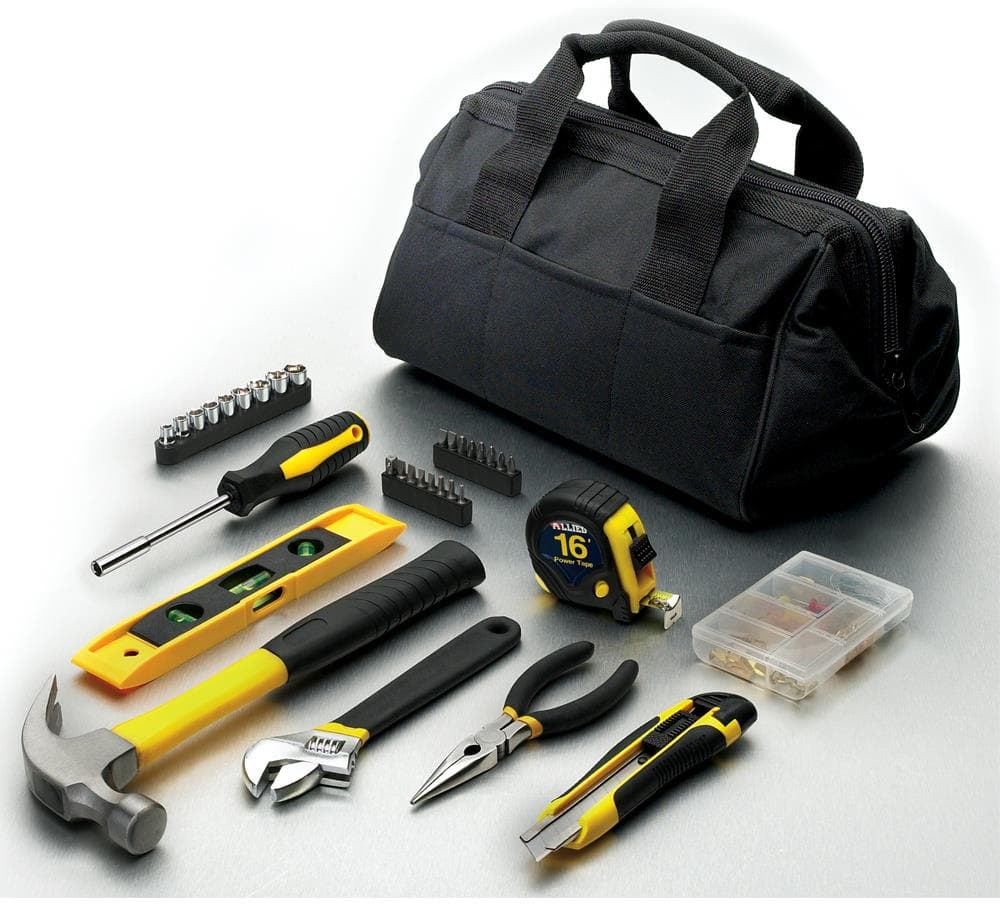 76-Piece Home Repair Tool Set with Bag