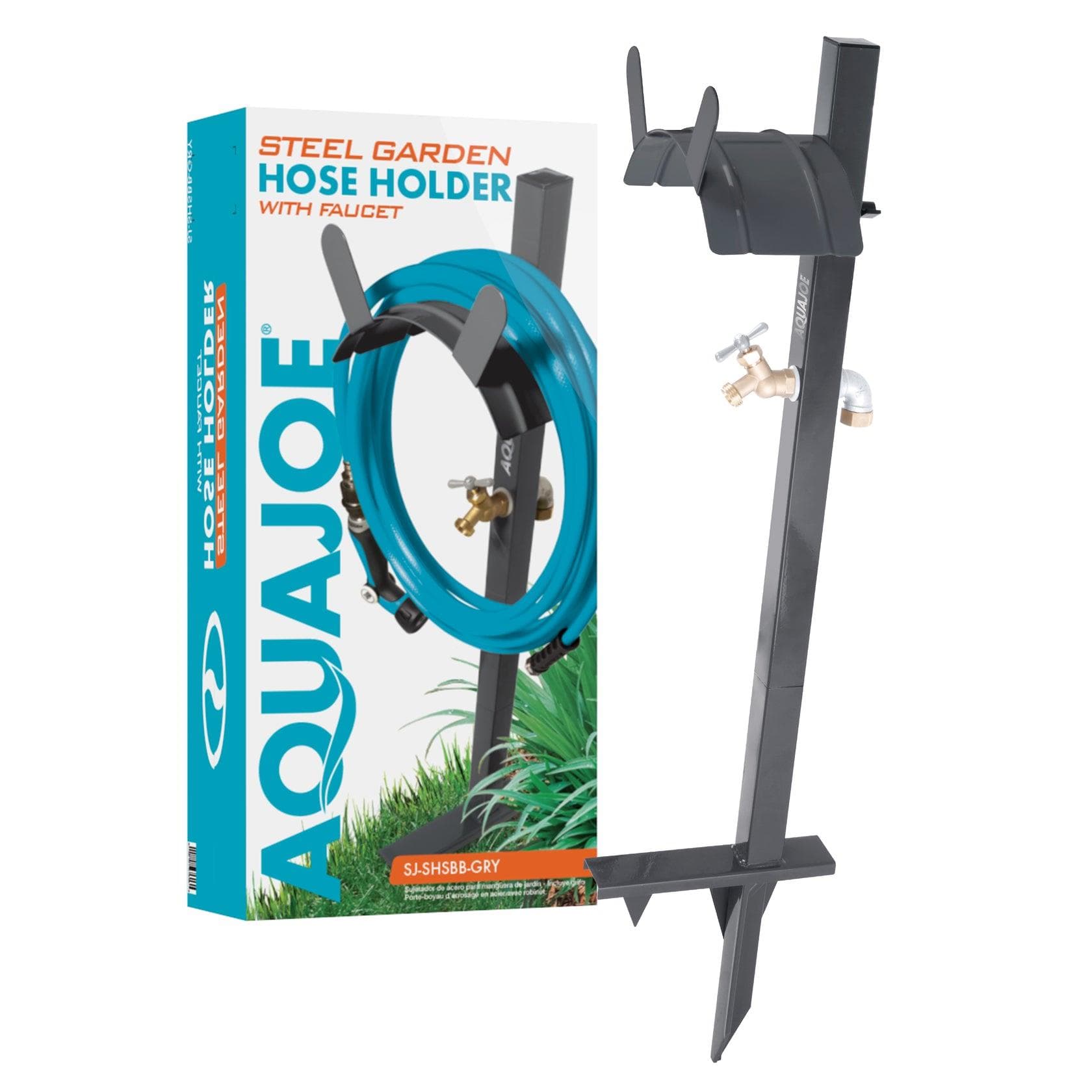 Garden Hose Stand with Brass Faucet Size 42.5" height