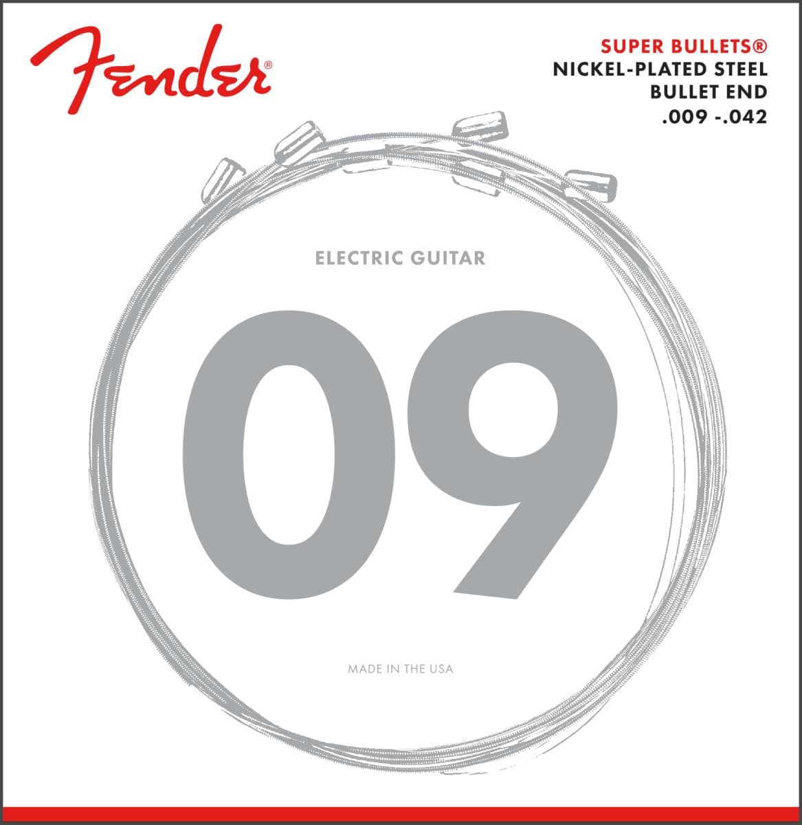 3250L Super Bullets Nickel Steel Electric Strings- Light
