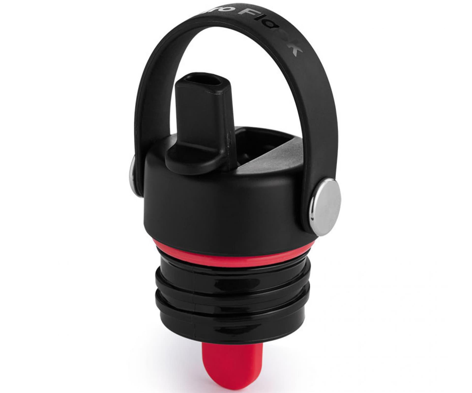 Standard Mouth Flex Straw Cap - Black
