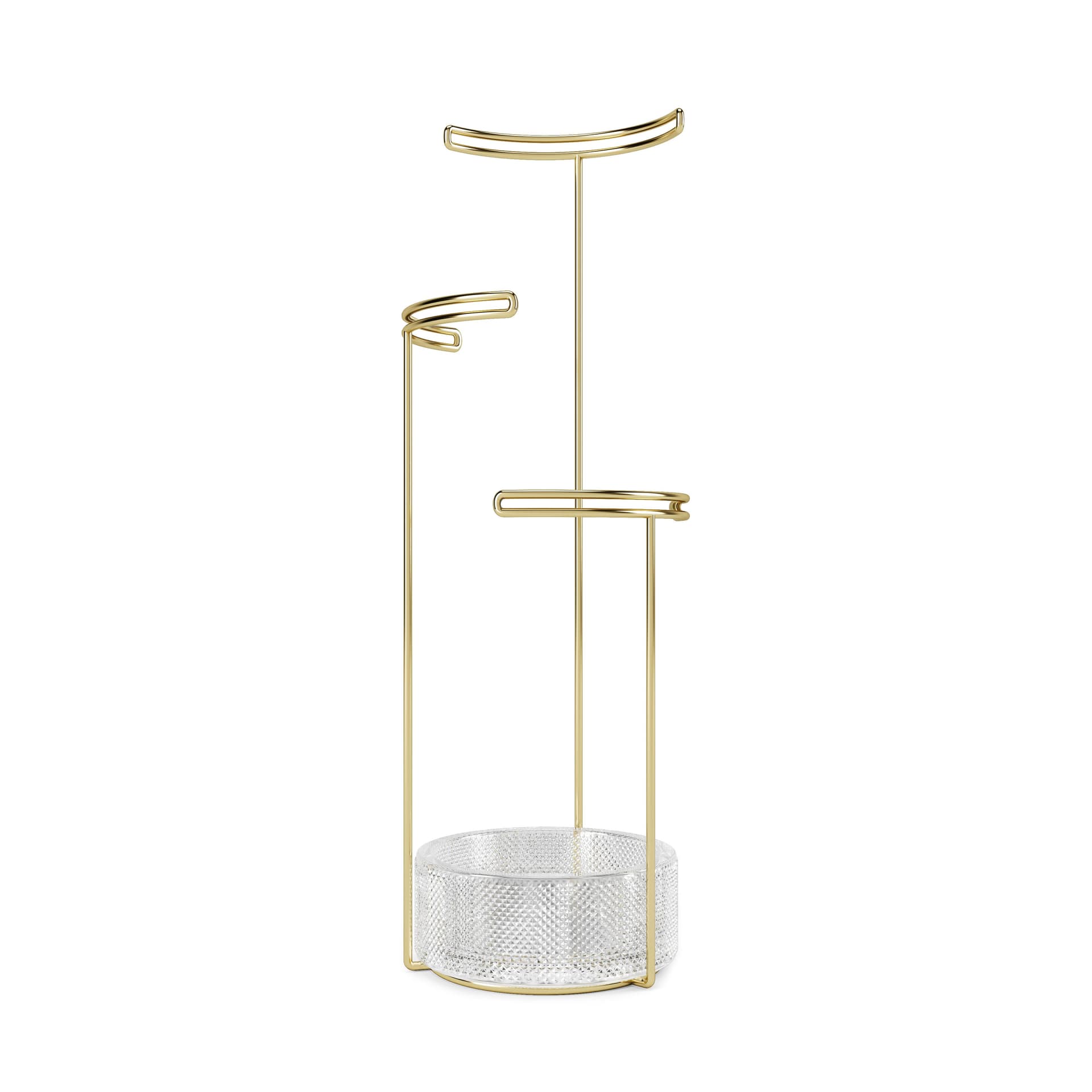 UmbraTesora Jwl Stand Glass Brass