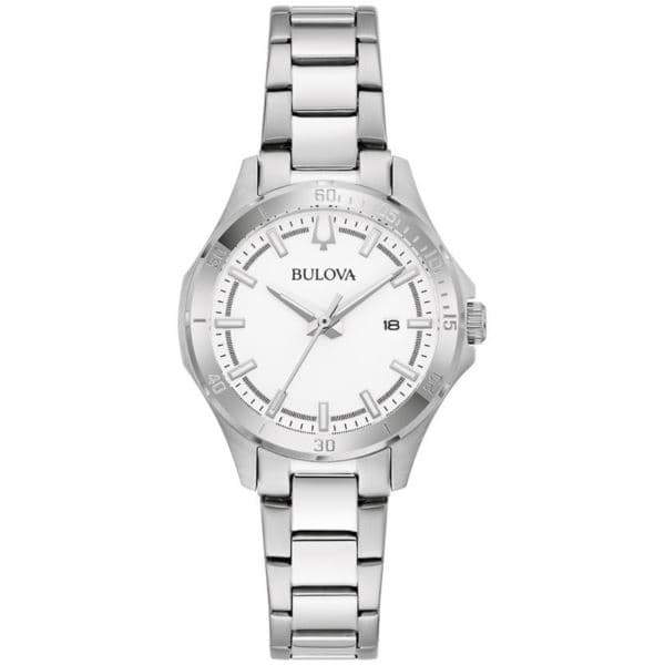 Ladies' Corporate Collection, Stainless Steel Bracelet watch, White dial