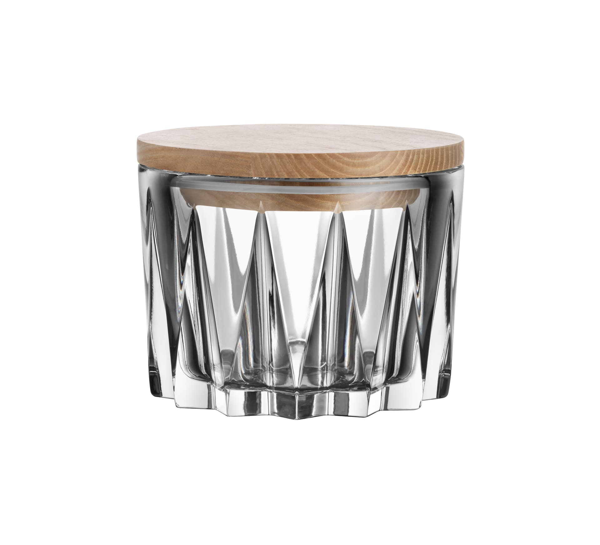 Sarek bowl with wood lid