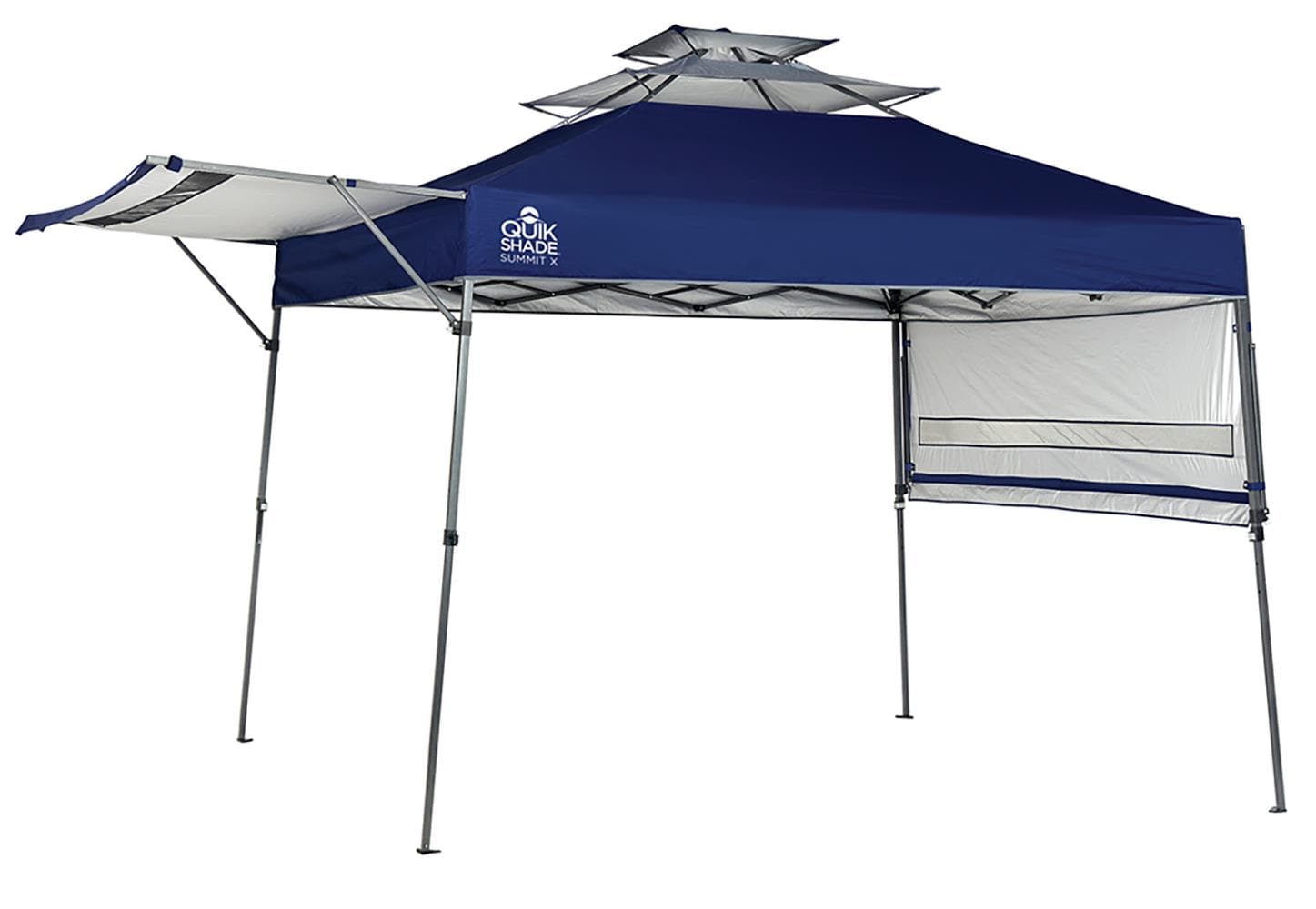 Summit X Pop-Up Canopy Tent with Awning Size 10x10