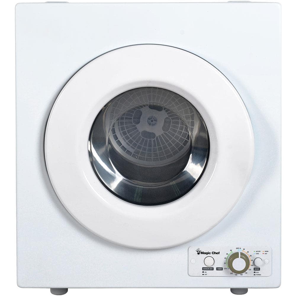 2.6-Cu. Ft. Compact Electric Dryer in White