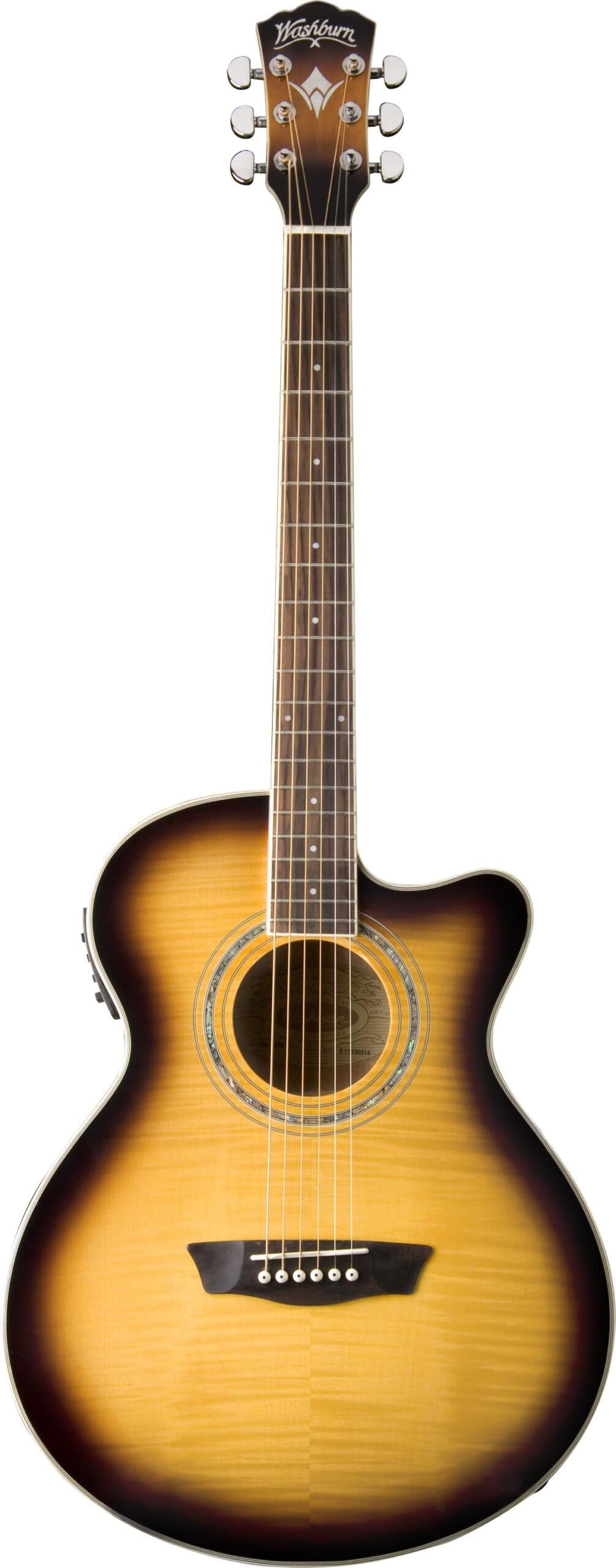 Festive Series Mini Jumbo Cutaway Acoustic Electric Guitar
