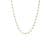 Colored CZ Stationed Bar Tennis Necklace